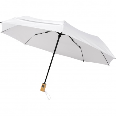 Logotrade promotional giveaway image of: Bo 21" foldable auto open/close recycled PET umbrella