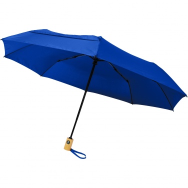 Logo trade promotional products picture of: Bo 21" foldable auto open/close recycled PET umbrella