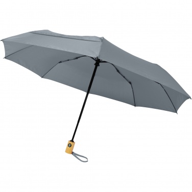 Logo trade promotional merchandise photo of: Bo 21" foldable auto open/close recycled PET umbrella