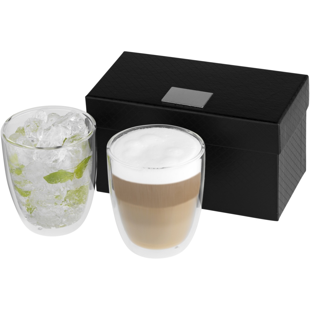 Logo trade promotional gifts picture of: Boda 2-piece glass set