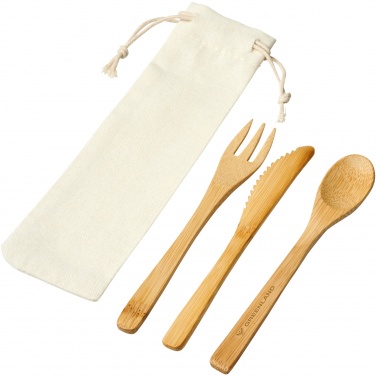 Logotrade promotional merchandise image of: Celuk bamboo cutlery set