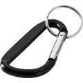 Timor carabiner keychain, Solid black