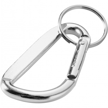 Logo trade business gifts image of: Timor carabiner keychain