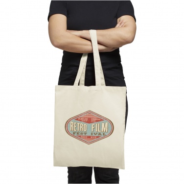 Logotrade promotional gift image of: Carolina 100 g/m² cotton tote bag 7L