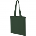 Carolina 100 g/m² cotton tote bag 7L, Forest green