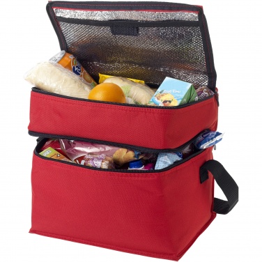 Logotrade promotional item picture of: Oslo 2-zippered compartments cooler bag 13L