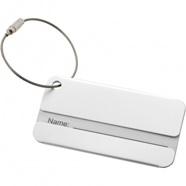 Logo trade promotional products image of: Discovery luggage tag