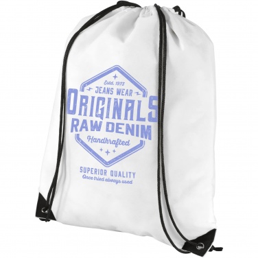 Logo trade promotional gift photo of: Evergreen non-woven drawstring bag 5L