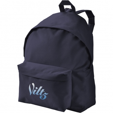 Logo trade promotional giveaways image of: Urban covered zipper backpack 14L