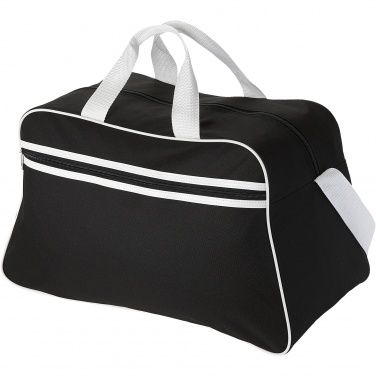 Logo trade advertising products image of: San Jose 2-stripe sports duffel bag 30L