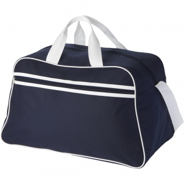 Logo trade advertising products picture of: San Jose 2-stripe sports duffel bag 30L