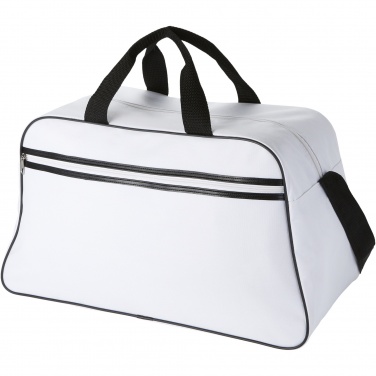 Logo trade advertising products picture of: San Jose 2-stripe sports duffel bag 30L