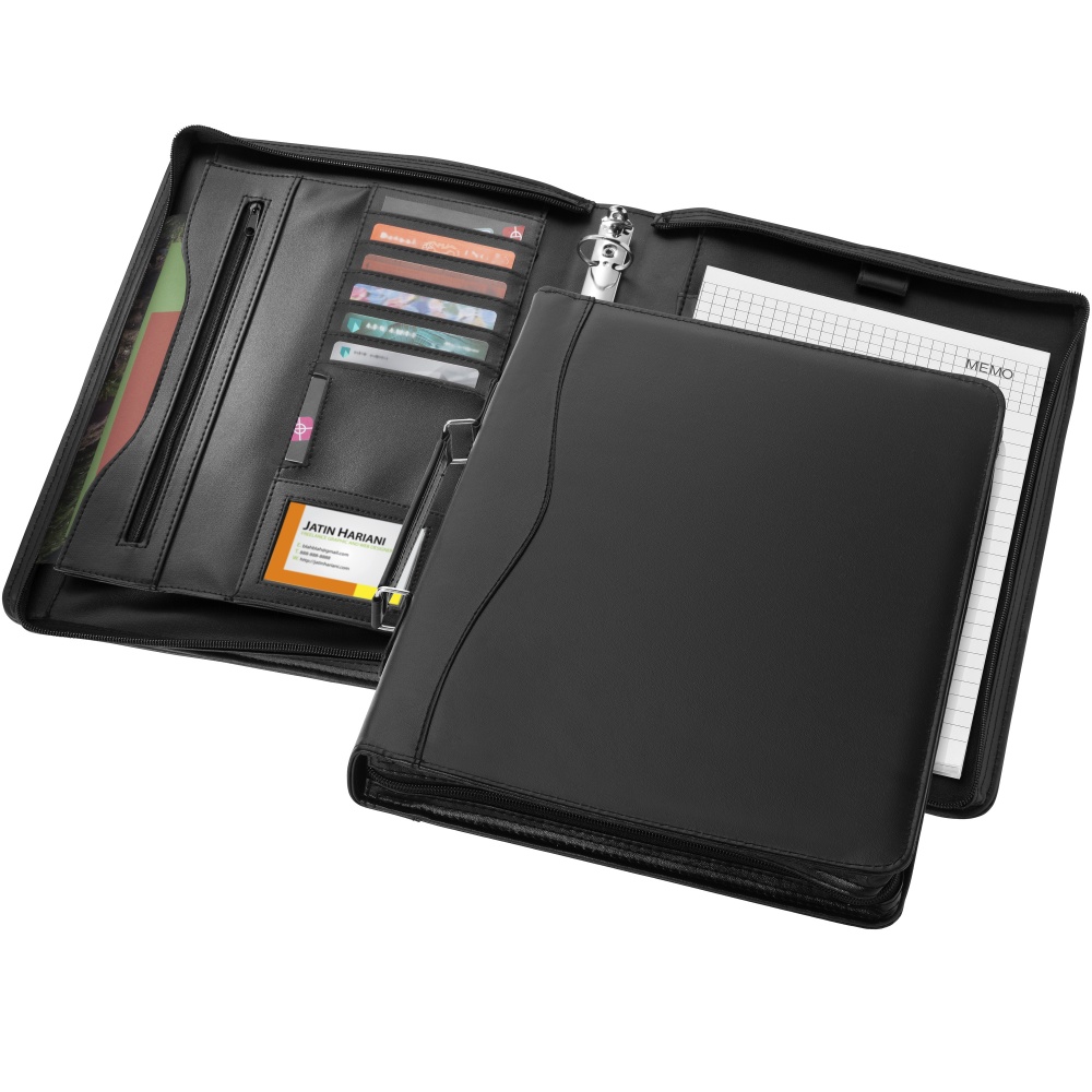 Logo trade promotional gift photo of: Ebony A4 briefcase portfolio