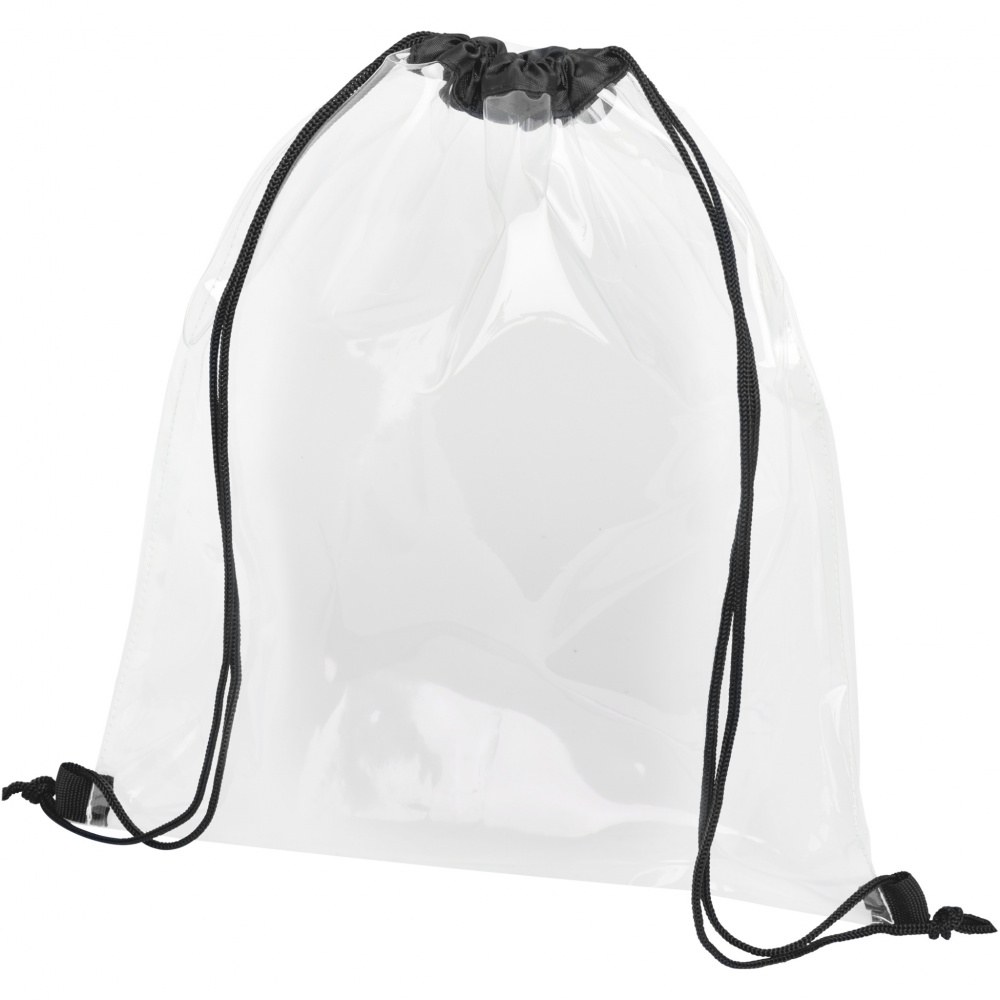 Logotrade promotional merchandise image of: Lancaster transparent drawstring bag 5L