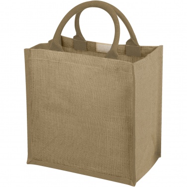 Logo trade business gift photo of: Chennai jute tote bag 16L