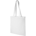 Madras 140 g/m² cotton tote bag 7L, White