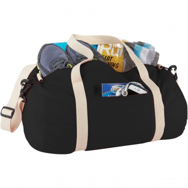 Logotrade promotional giveaway image of: Cochichuate cotton barrel duffel bag 25L