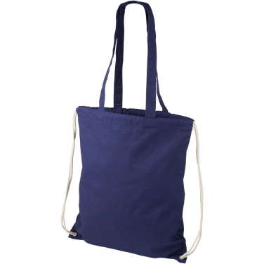 Logo trade corporate gift photo of: Eliza 240 g/m² cotton drawstring bag 6L