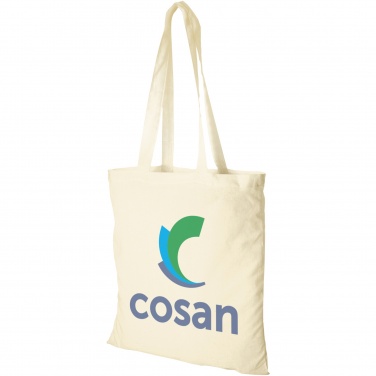 Logo trade business gift photo of: Peru 180 g/m² cotton tote bag 7L