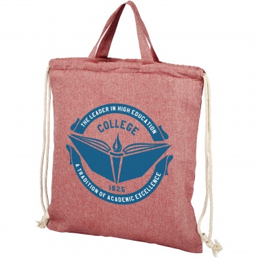 Logotrade promotional gift image of: Pheebs 150 g/m² recycled drawstring bag 6L