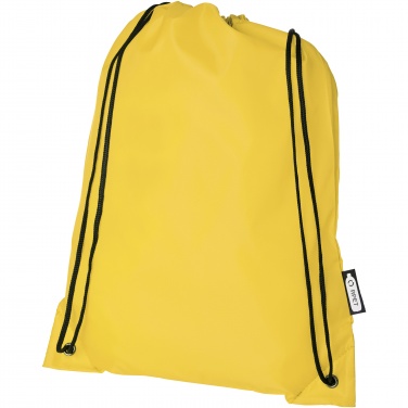 Logo trade corporate gifts picture of: Oriole RPET drawstring bag 5L