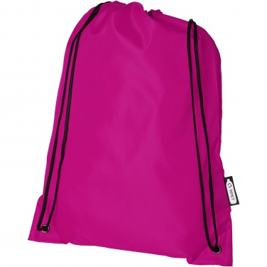 Logo trade corporate gifts picture of: Oriole RPET drawstring bag 5L