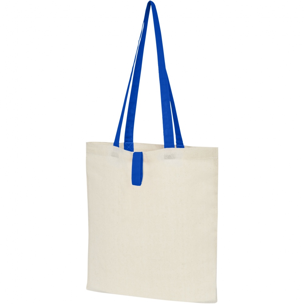 Logotrade promotional gift image of: Nevada 100 g/m² cotton foldable tote bag 7L