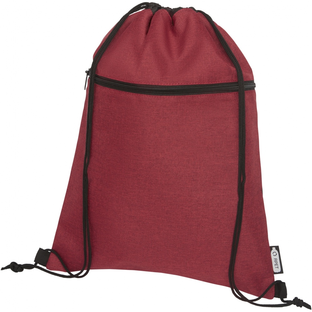 Logo trade promotional giveaways picture of: Ross RPET drawstring bag 5L