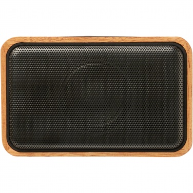 Logotrade promotional merchandise image of: Wooden 3W speaker with wireless charging pad