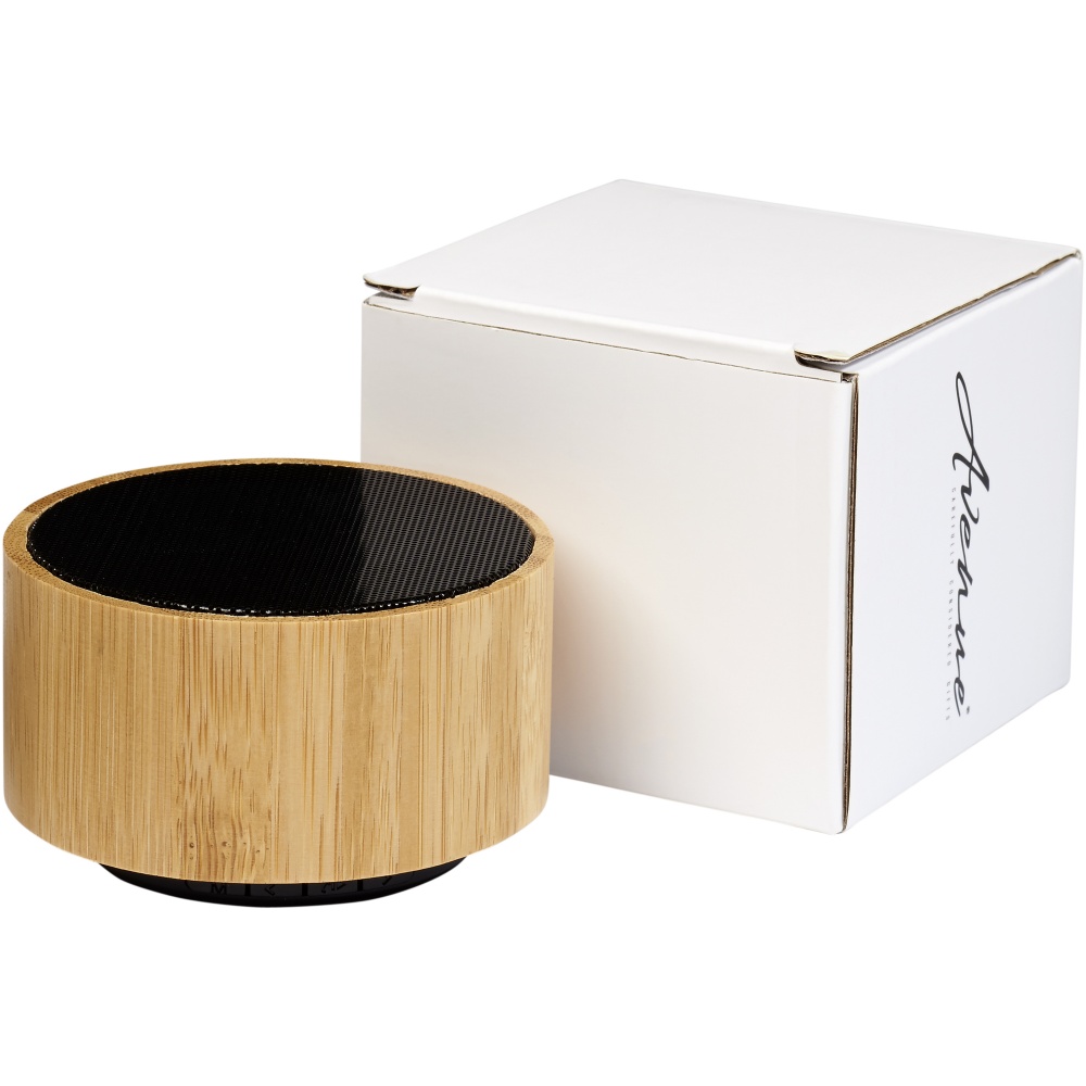 Logo trade promotional merchandise image of: Cosmos bamboo Bluetooth® speaker