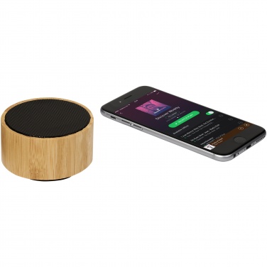 Logo trade promotional merchandise picture of: Cosmos bamboo Bluetooth® speaker