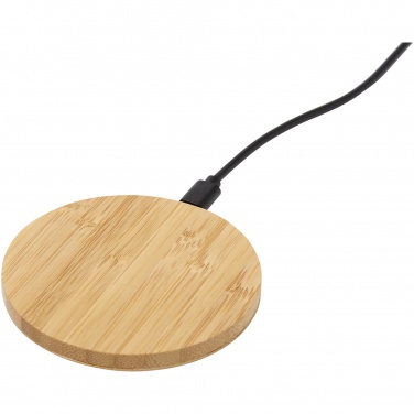 Logotrade corporate gift image of: Essence 5W bamboo wireless charging pad