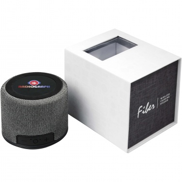 Logotrade promotional item image of: Fiber 3W wireless charging Bluetooth® speaker