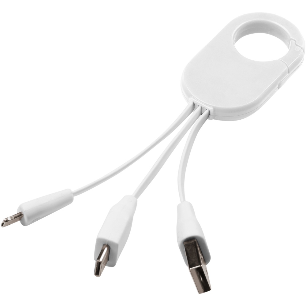 Logo trade business gift photo of: Troop 3-in-1 charging cable