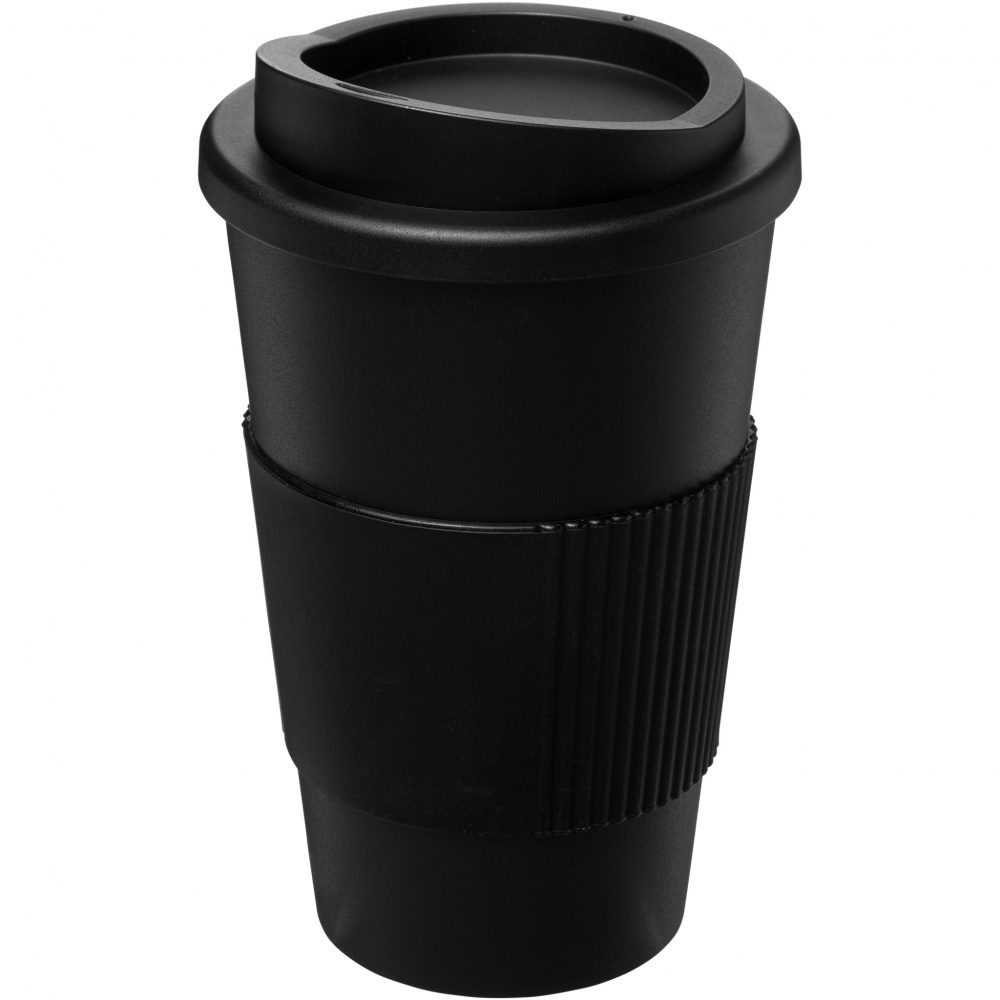 Logo trade promotional product photo of: Americano® 350 ml insulated tumbler with grip