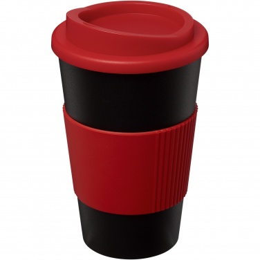 Logo trade promotional gifts picture of: Americano® 350 ml insulated tumbler with grip