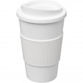 Americano® 350 ml insulated tumbler with grip, White