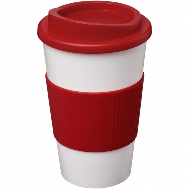 Logo trade promotional merchandise picture of: Americano® 350 ml insulated tumbler with grip