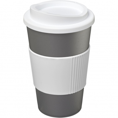 Logo trade promotional giveaway photo of: Americano® 350 ml insulated tumbler with grip