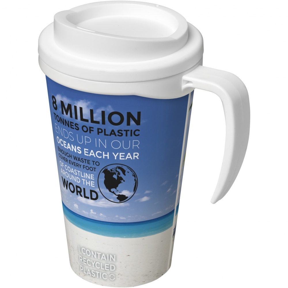 Logo trade business gifts image of: Brite-Americano® grande 350 ml insulated mug