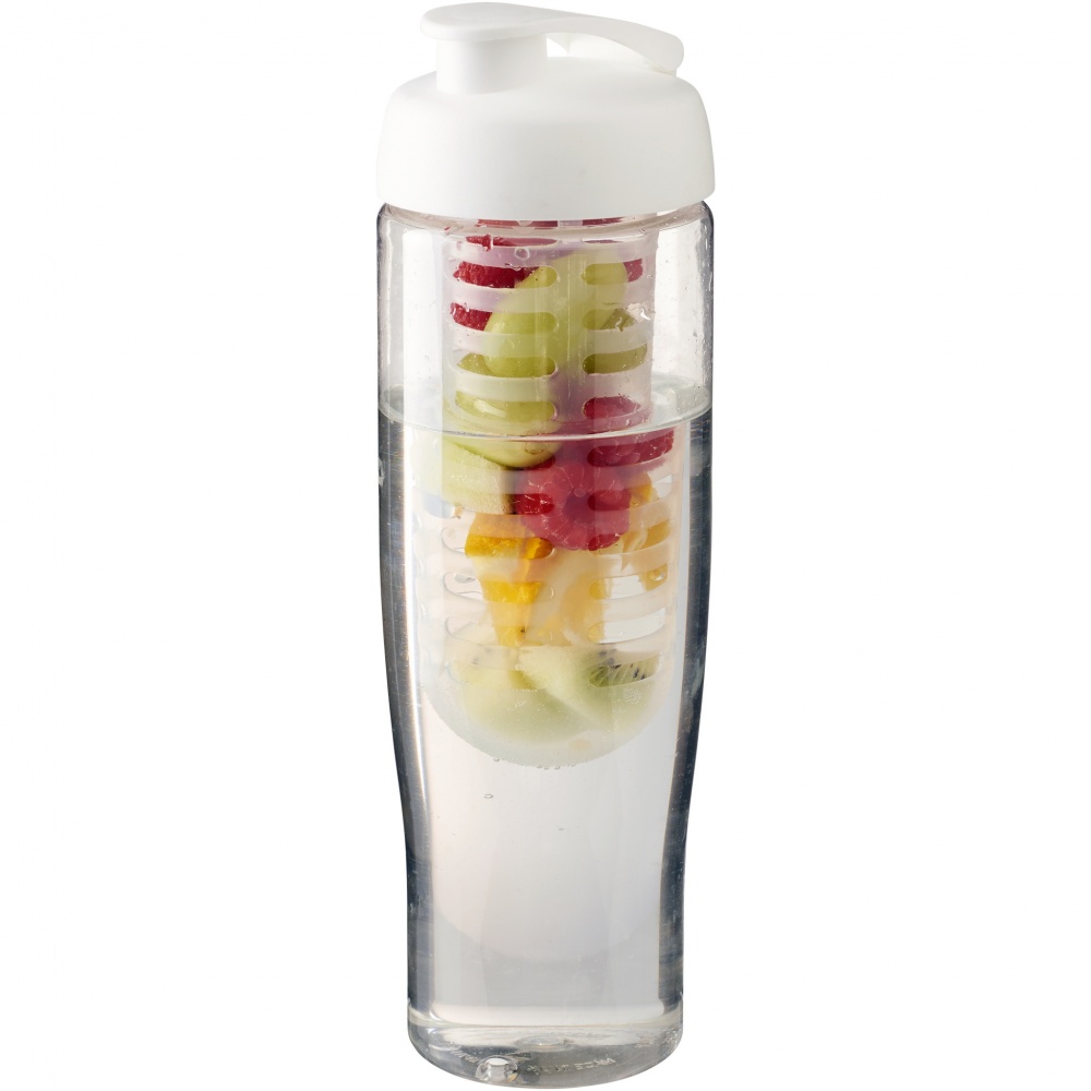 Logo trade promotional items image of: H2O Active® Tempo 700 ml flip lid sport bottle & infuser