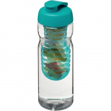 Logotrade promotional giveaway picture of: H2O Active® Base 650 ml flip lid sport bottle & infuser