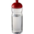 H2O Active® Base 650 ml dome lid sport bottle, Transparent / Red