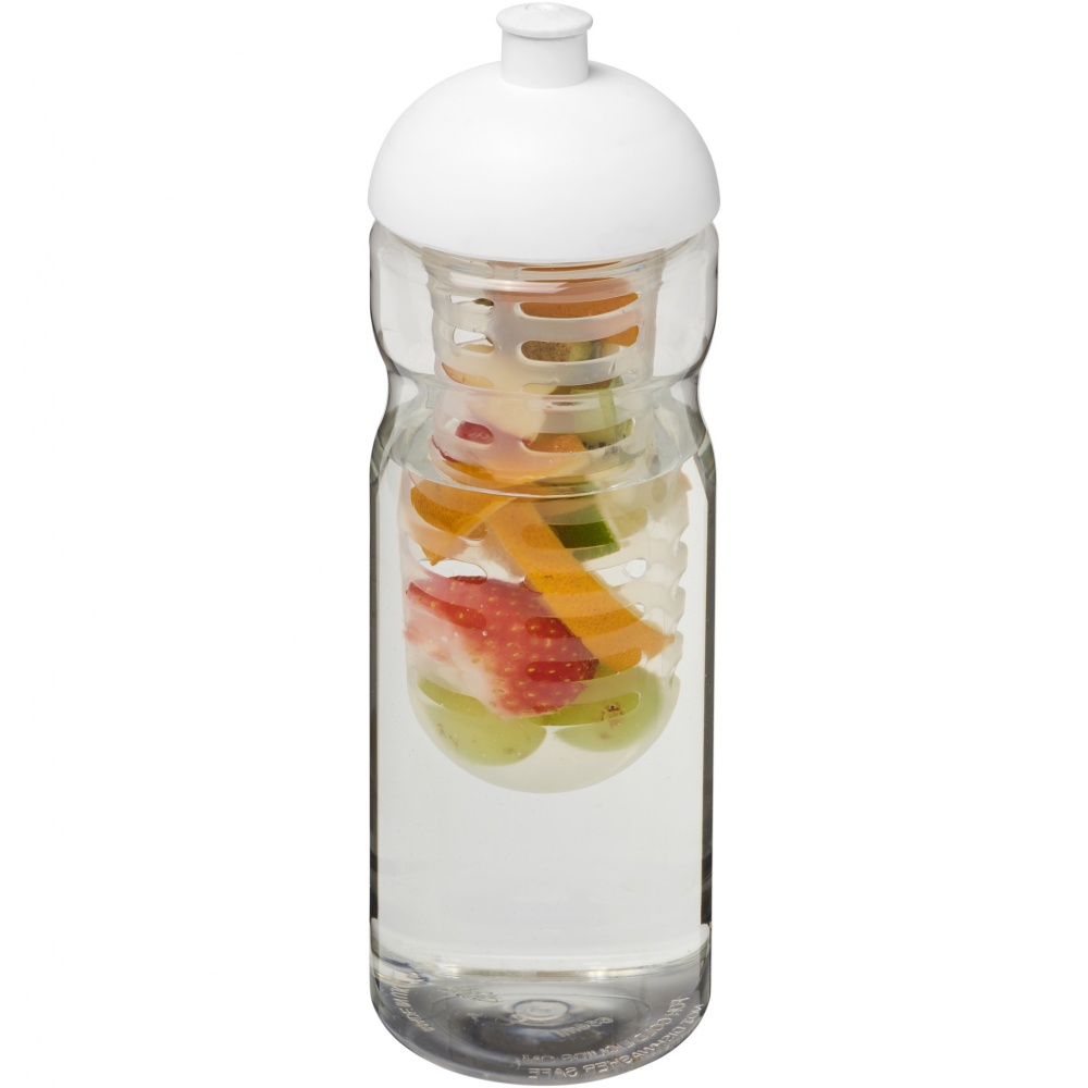 Logo trade promotional item photo of: H2O Active® Base 650 ml dome lid sport bottle & infuser