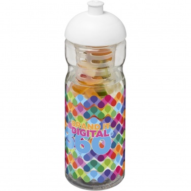 Logo trade promotional giveaways picture of: H2O Active® Base 650 ml dome lid sport bottle & infuser