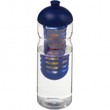 Logo trade promotional merchandise image of: H2O Active® Base 650 ml dome lid sport bottle & infuser