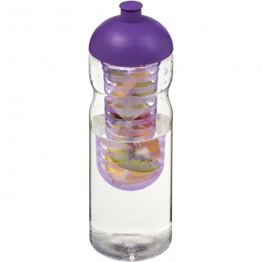 Logo trade promotional giveaways image of: H2O Active® Base 650 ml dome lid sport bottle & infuser