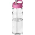 H2O Active® Base 650 ml spout lid sport bottle, Transparent / Pink