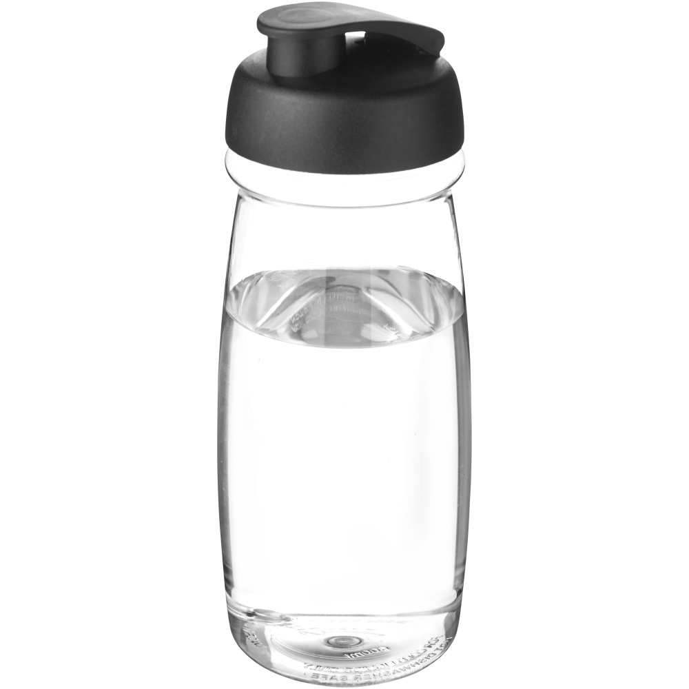 Logo trade corporate gifts image of: H2O Active® Pulse 600 ml flip lid sport bottle