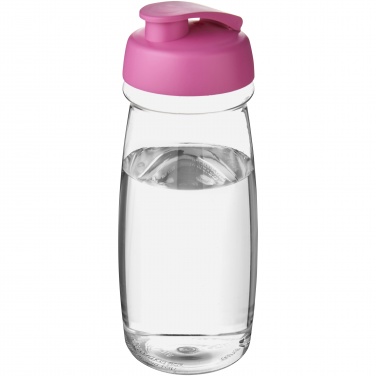 Logo trade corporate gifts image of: H2O Active® Pulse 600 ml flip lid sport bottle